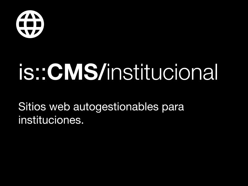 Imagen de is::CMS/institucional