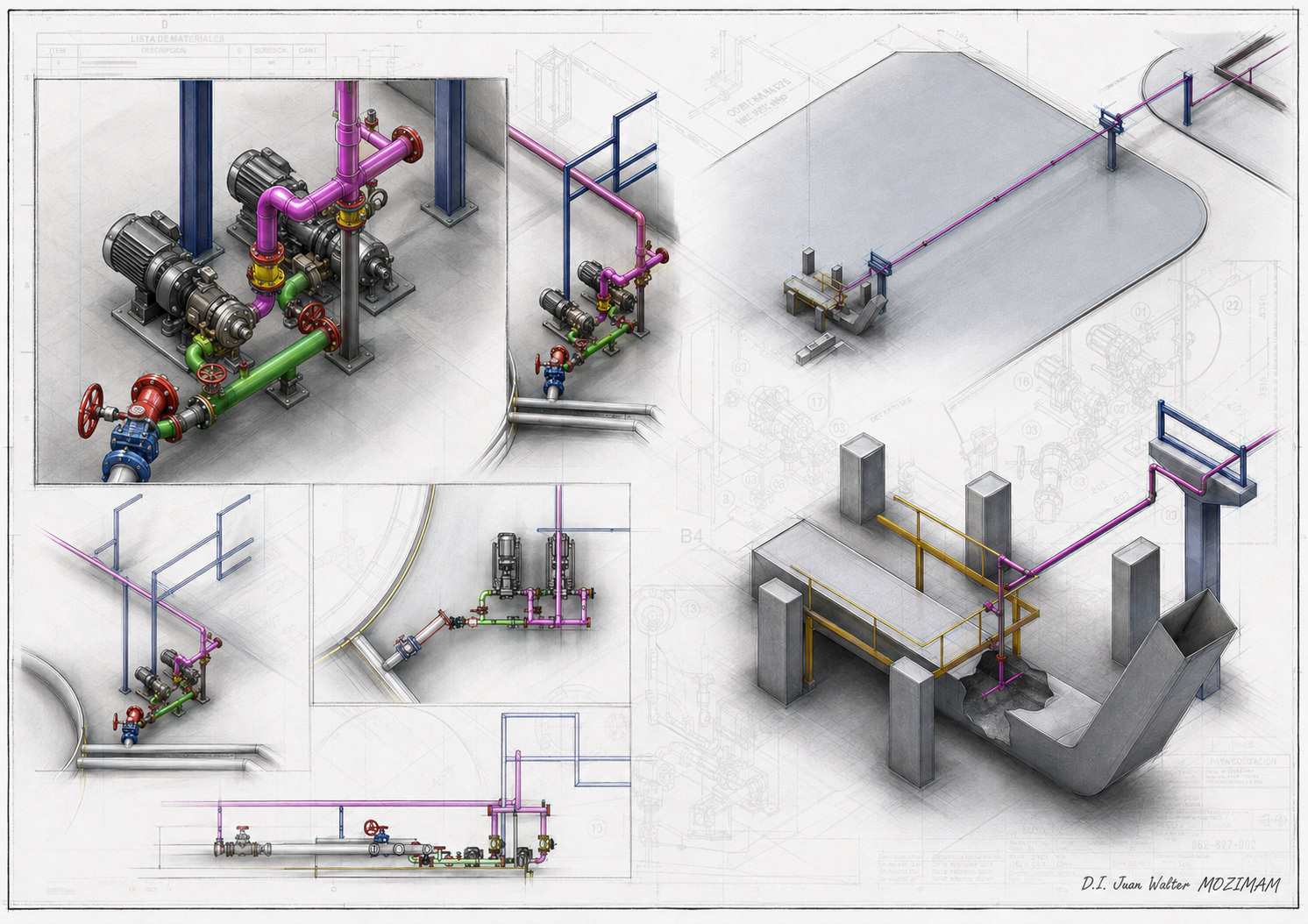 Imagen de DISEÑO DE PIPING E INSTALACIÓN DE NUEVAS BOMBAS